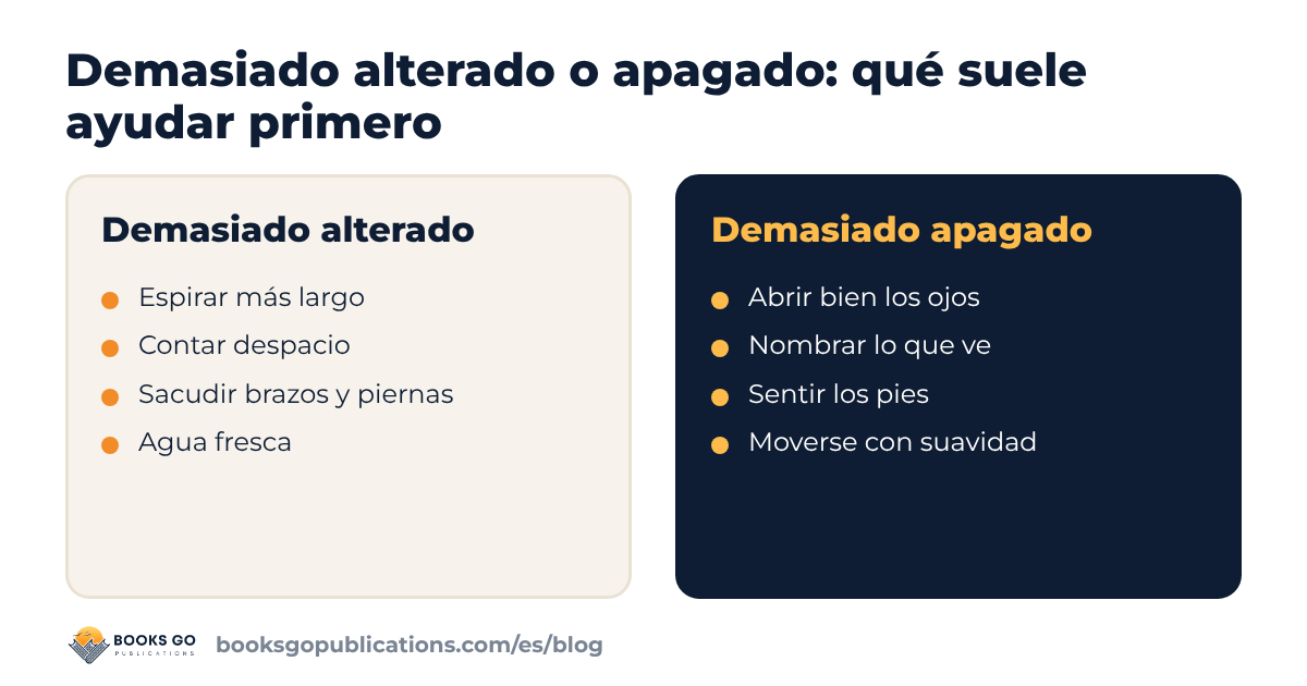 Calmar el sistema nervioso: qué suele ayudar si está demasiado alterado o apagado