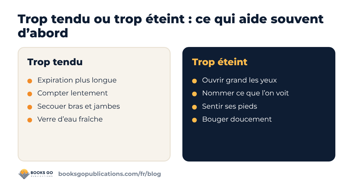 Calmer le système nerveux : ce qui aide souvent quand on est trop tendu ou trop éteint